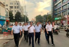 南阳市卧龙区委书记高贤信检查指导中心城区创文工作