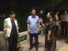 南阳市宛城区：组织观摩中心城区道路亮化工