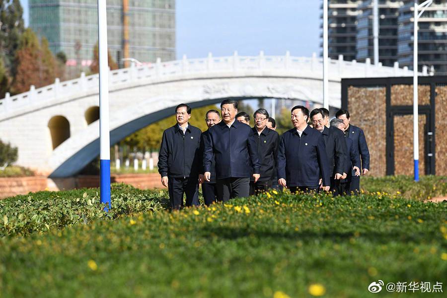 习近平考察滇池生态：我们不能吃子孙饭，要造福人类