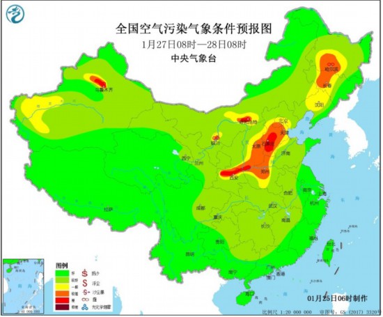 黄淮江汉部分地区霾天气减弱