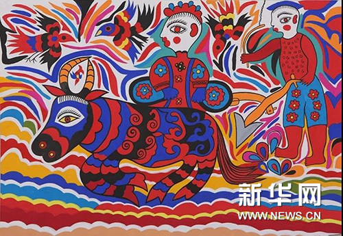 陕西省美术博物馆藏安塞农民画作品展