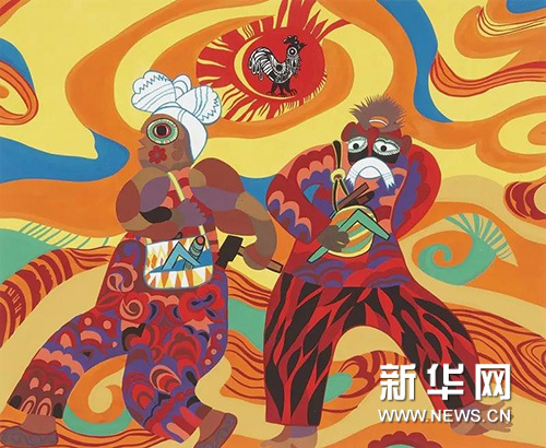 陕西省美术博物馆藏安塞农民画作品展