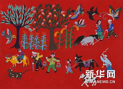 陕西省美术博物馆藏安塞农民画作品展