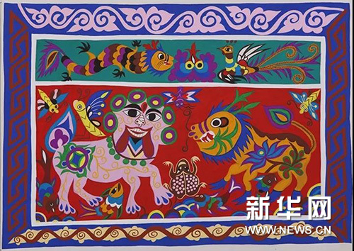 陕西省美术博物馆藏安塞农民画作品展