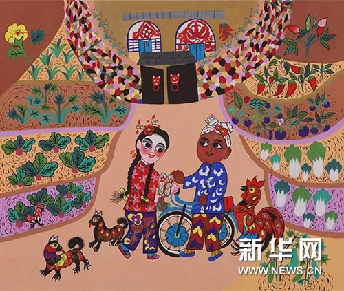 陕西省美术博物馆藏安塞农民画作品展