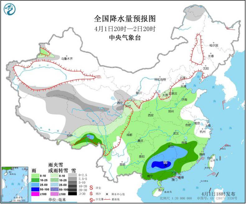 江南华南等地将有较强降水云南四川等地气象干旱持续