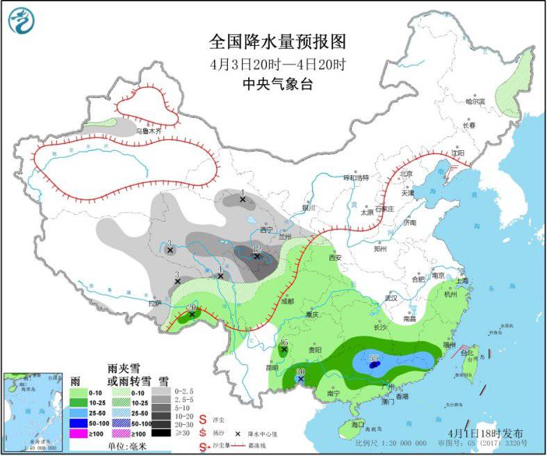 江南华南等地将有较强降水云南四川等地气象干旱持续