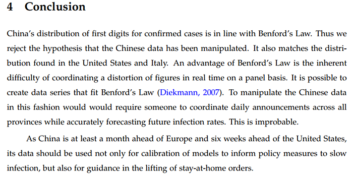 重磅！英美学者联合论文粉碎中国疫情数字造假论：和美国意大利一样符合定律