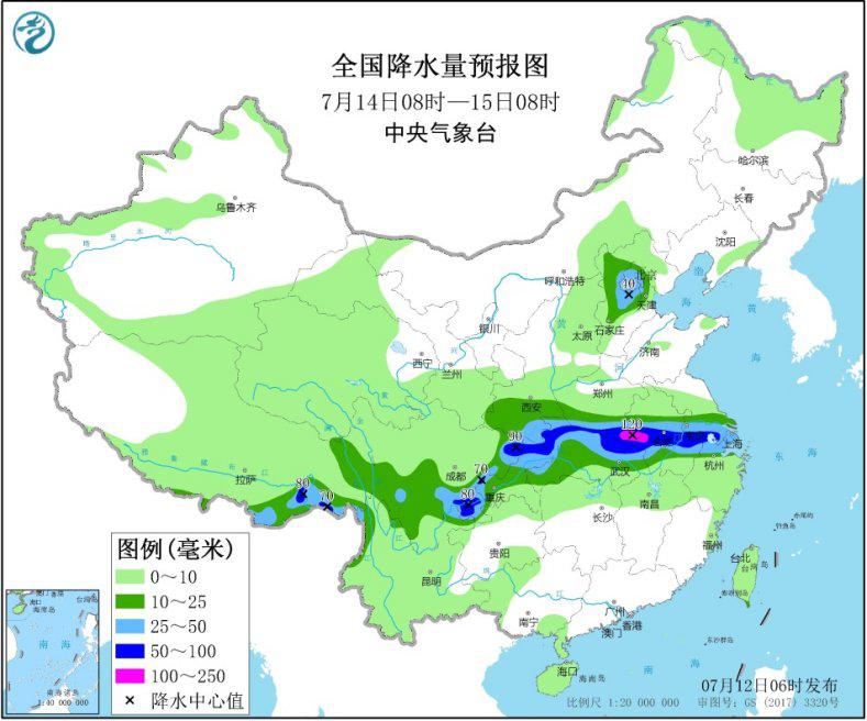 中央气象台解除暴雨蓝色预警江汉黄淮等地有强降雨