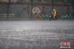 北京今日19时后降雨将明显加强 局地大暴雨