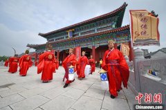 山东曲阜举办鲁班文化节 纪念工圣诞辰2527周年