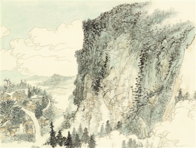 悬崖上凿开幸福路