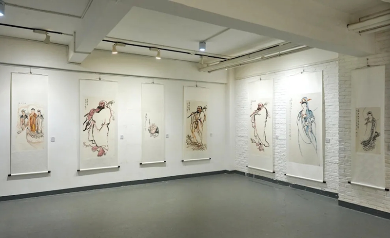 《圆霖大师禅画展》张家界荷堂艺术馆开幕