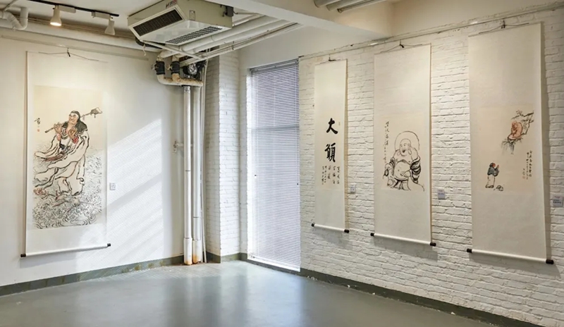 《圆霖大师禅画展》张家界荷堂艺术馆开幕