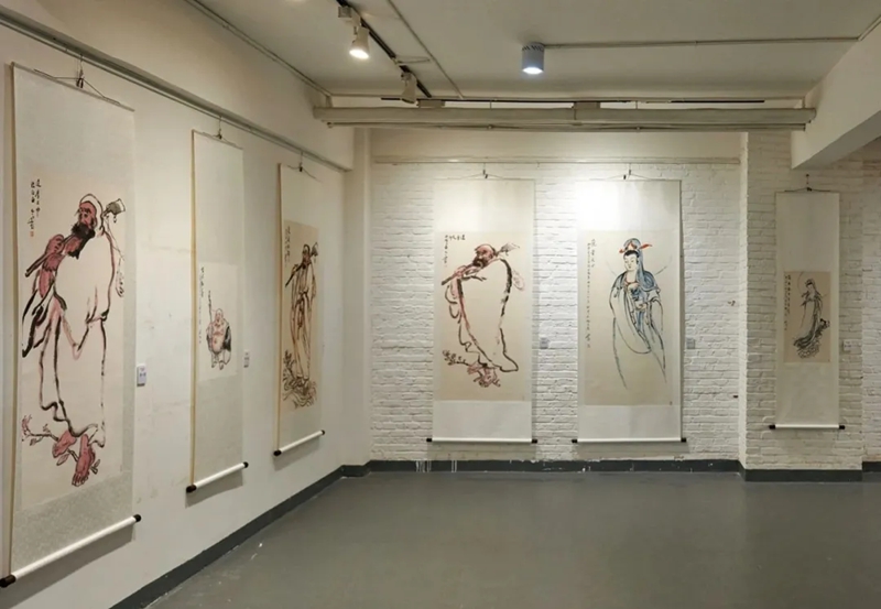 《圆霖大师禅画展》张家界荷堂艺术馆开幕