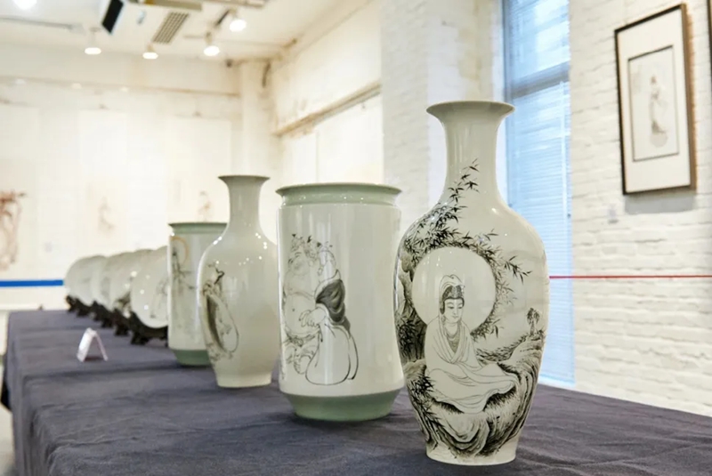 《圆霖大师禅画展》张家界荷堂艺术馆开幕