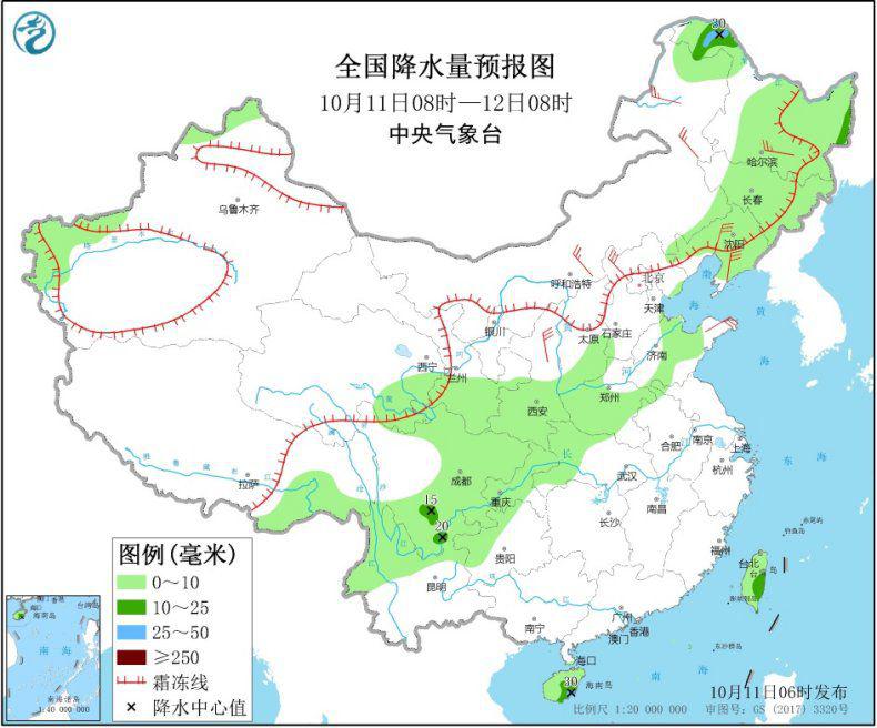 冷空气将影响北方地区华北中南部有轻至中度霾