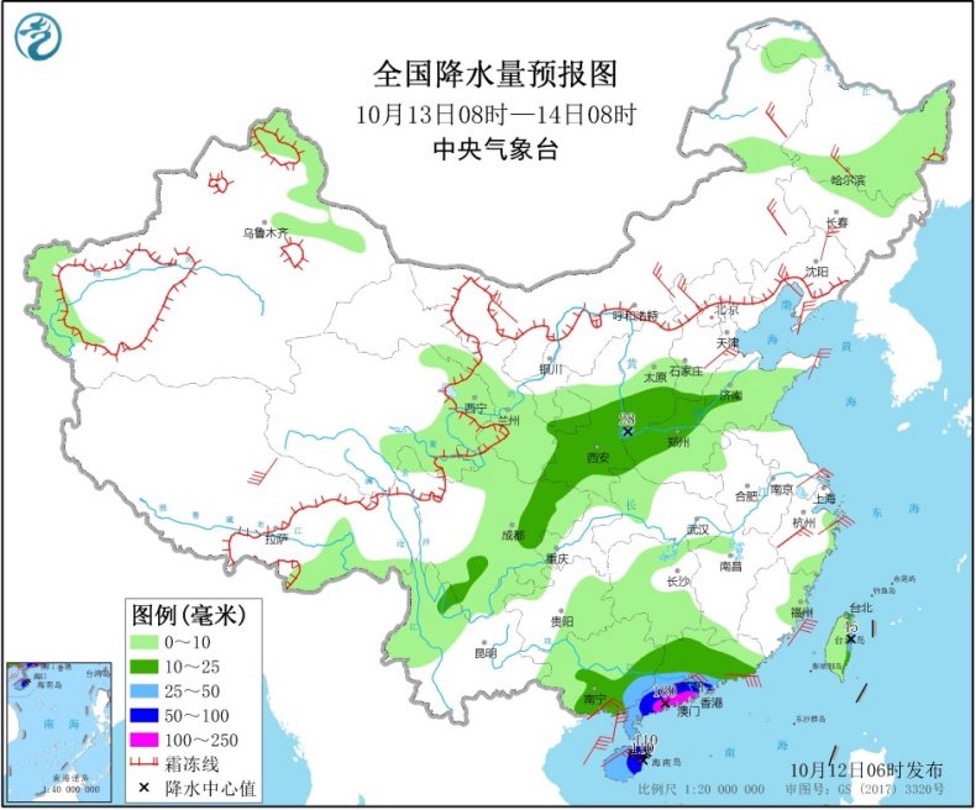 南海热带低压将发展加强华南南部将出现强降雨