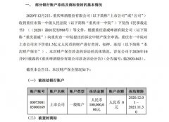 重庆啤酒与子公司诉讼案新进展：1.5亿财产被查封、扣押和冻结