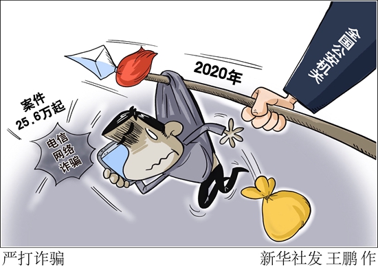 公安部：去年破获电信网络诈骗案件25.6万起