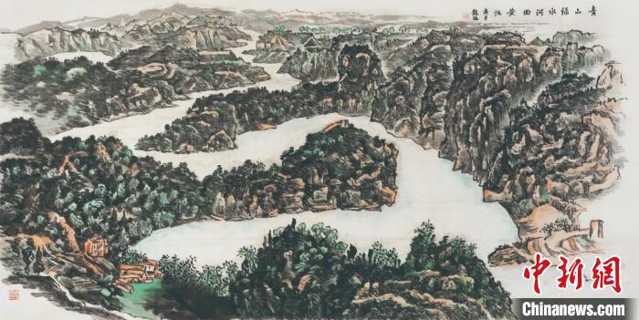 中国国家画院用近200件作品艺术再奏新“黄河颂”