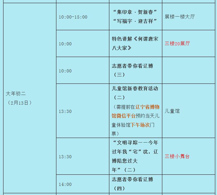 辽宁省博物馆春节期间初一至初六正常开放 精彩展览看不停！
