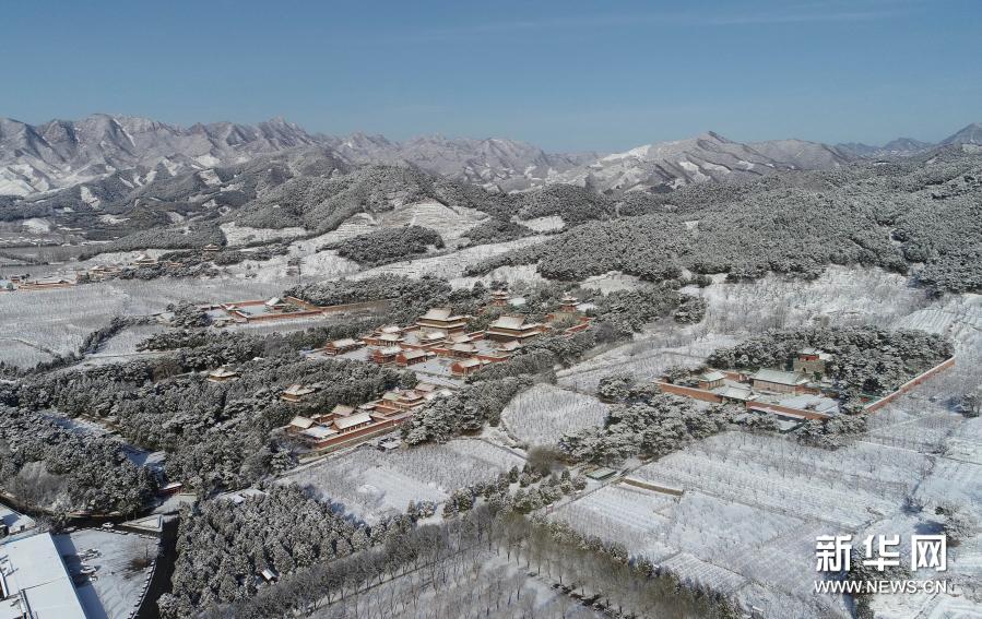 世界文化遗产清东陵雪后入画来