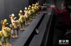 百余件汉唐乐舞文物在郑州展出