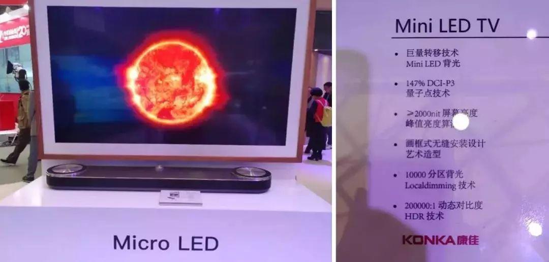 多厂商发布新品 Mini LED电视进入商业化元年
