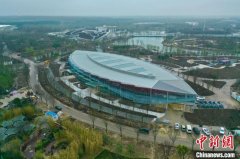 第十届中国花博会开幕倒计时60天 园区建设接近尾声