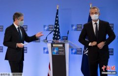 美国务卿访欧与北约秘书长会晤 寻求“重振北约”
