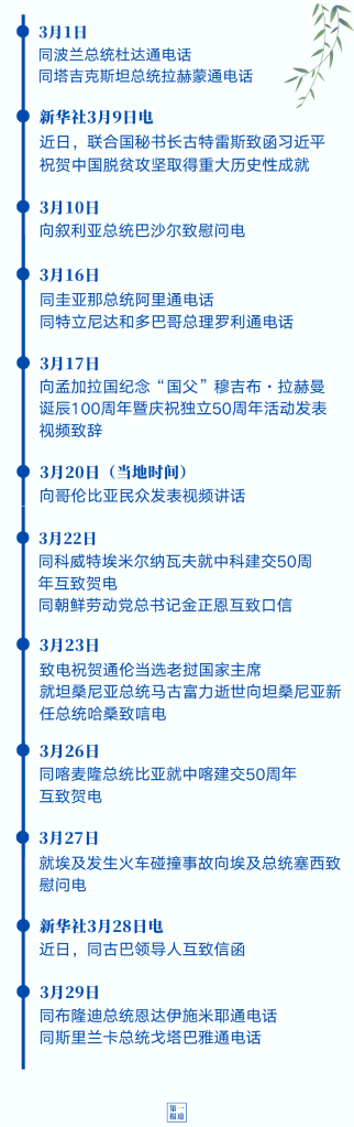 第一报道 | 3月春来 中国元首外交暖人心
