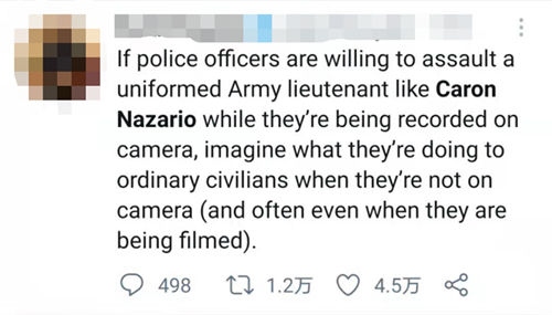 无比讽刺，美黑人军官被白人警察当街殴打！