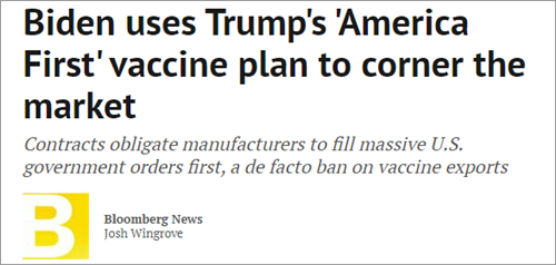 美国放弃新冠疫苗专利——全然是好心？其实还有这些算计……【外媒深一度】
