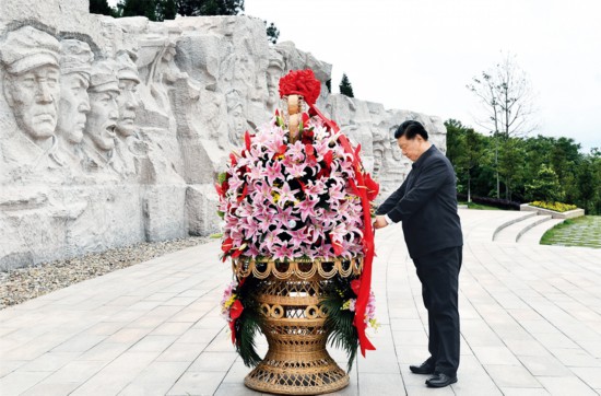 用好红色资源，传承好红色基因把红色江山世世代代传下去