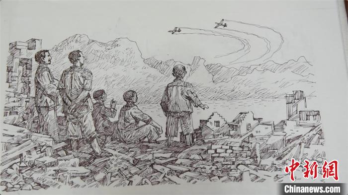 广西八旬老兵创作绘本 记录战时经历反映生活变迁