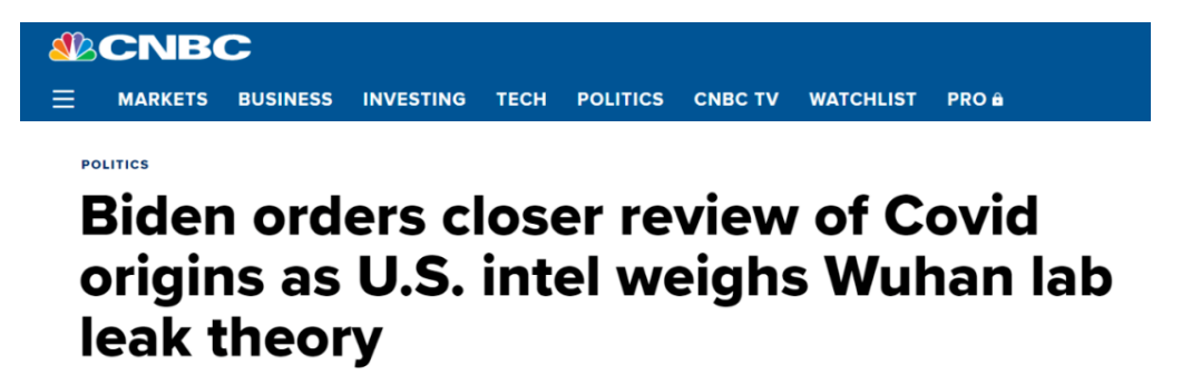 美国再炒“病毒溯源” 究竟想带什么节奏？