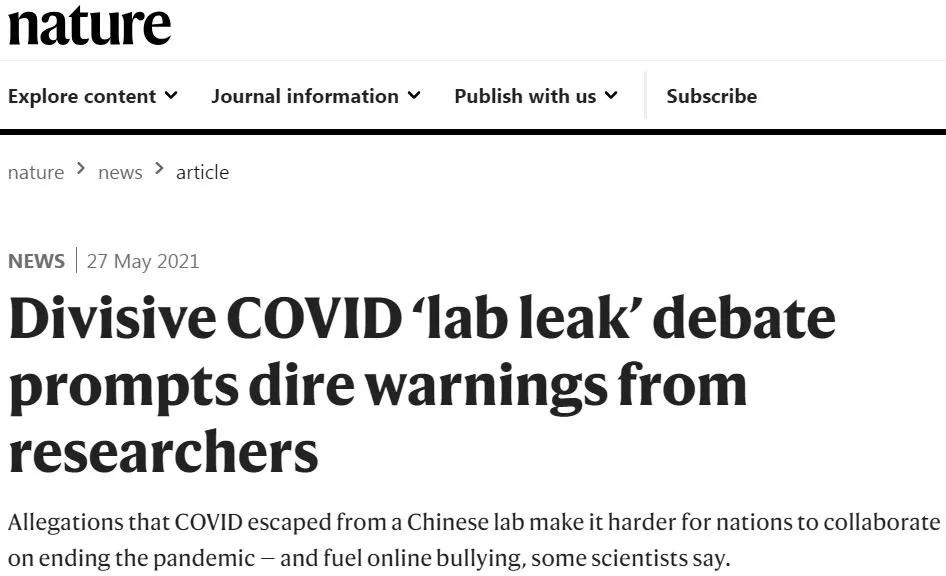 美国再炒“病毒溯源” 究竟想带什么节奏？