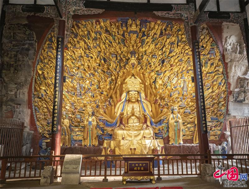 《似是故人来》于大足拍摄录制 中国网带您游千年石刻