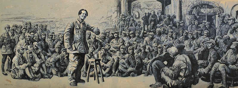 沈尧伊作品展亮相国家大剧院 “长征三部曲”重温历史