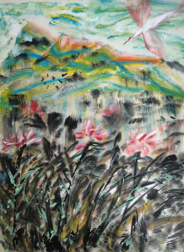 色有思想，墨有话语——刘春“色墨画”及其作品“画语”体系印象