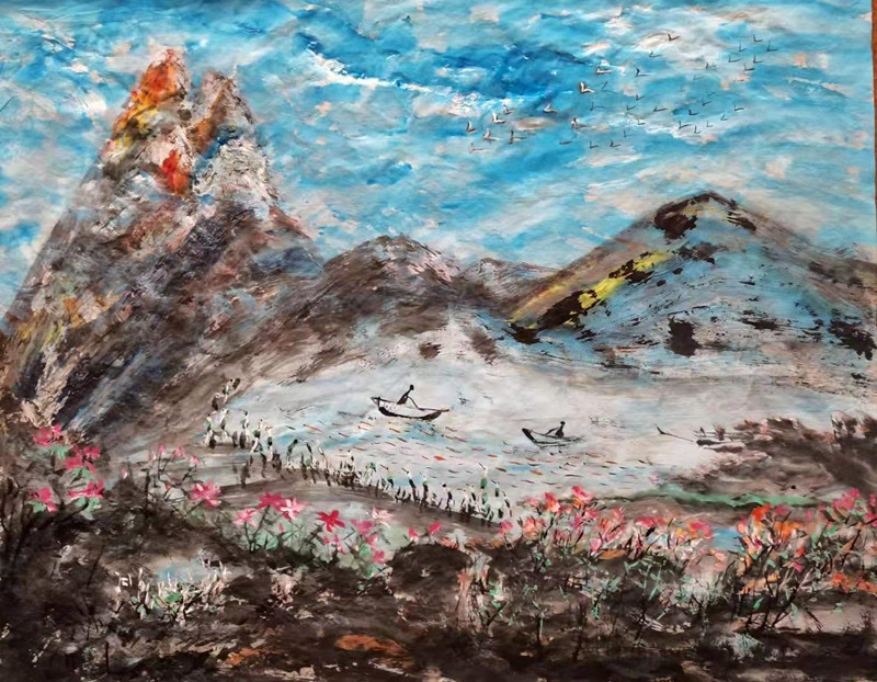 色有思想，墨有话语——刘春“色墨画”及其作品“画语”体系印象