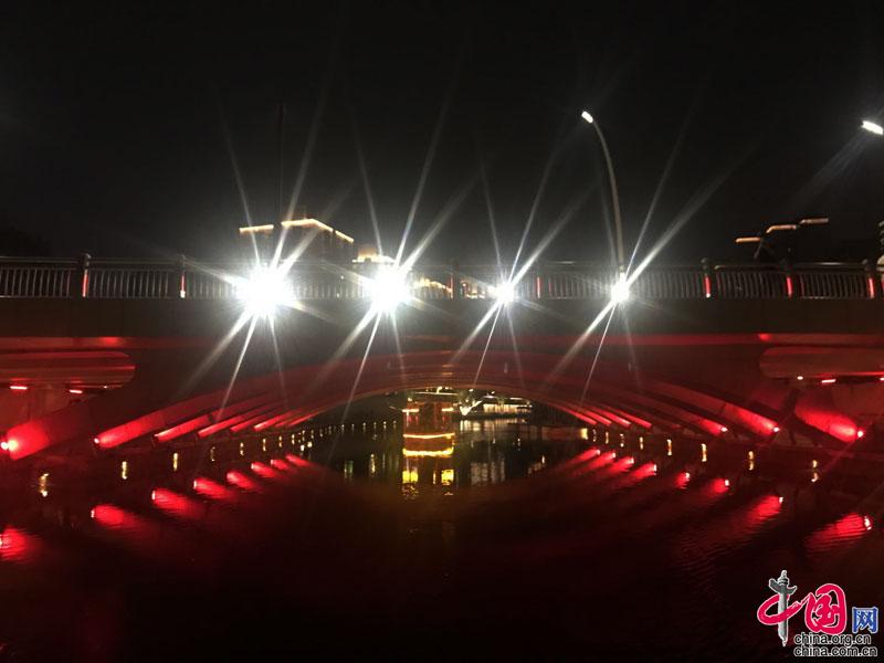 轻舟夜赏亮马河 燕莎桥至朝阳公园段本周末通航