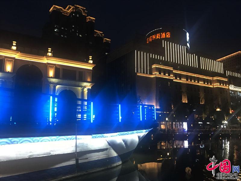 轻舟夜赏亮马河 燕莎桥至朝阳公园段本周末通航