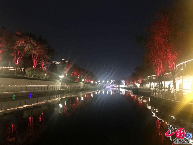 轻舟夜赏亮马河 燕莎桥至朝阳公园段本周末通航