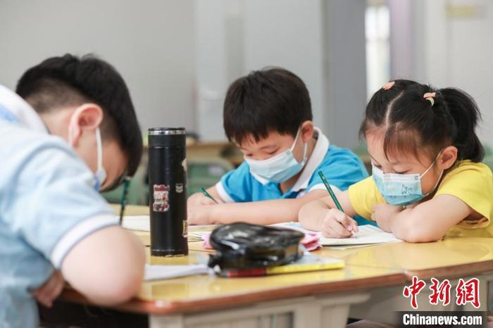 资料图：7月19日，北京暑期学生托管服务正式开始。　<a target='_blank' href='http://www.chinanews.com/'><p  align=