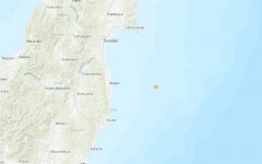 日本东部海域发生5.3级地震 震源深度54.2千米