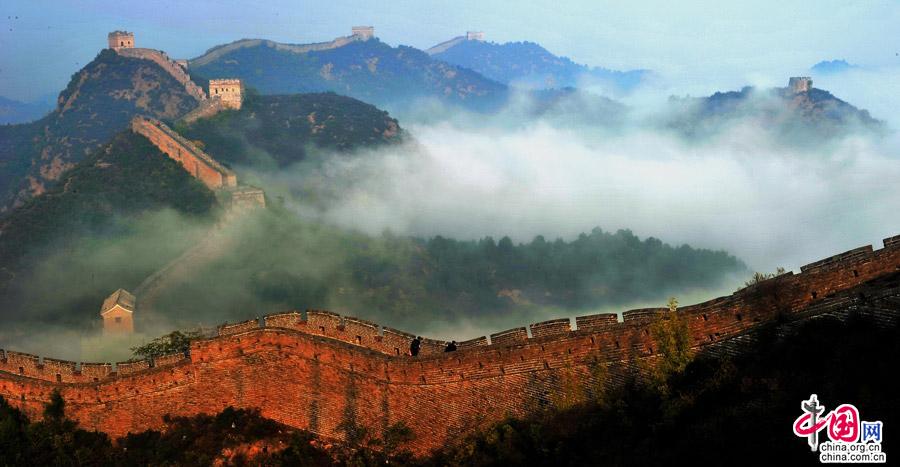 金山岭长城 :中秋赏月游长城看美景(图)