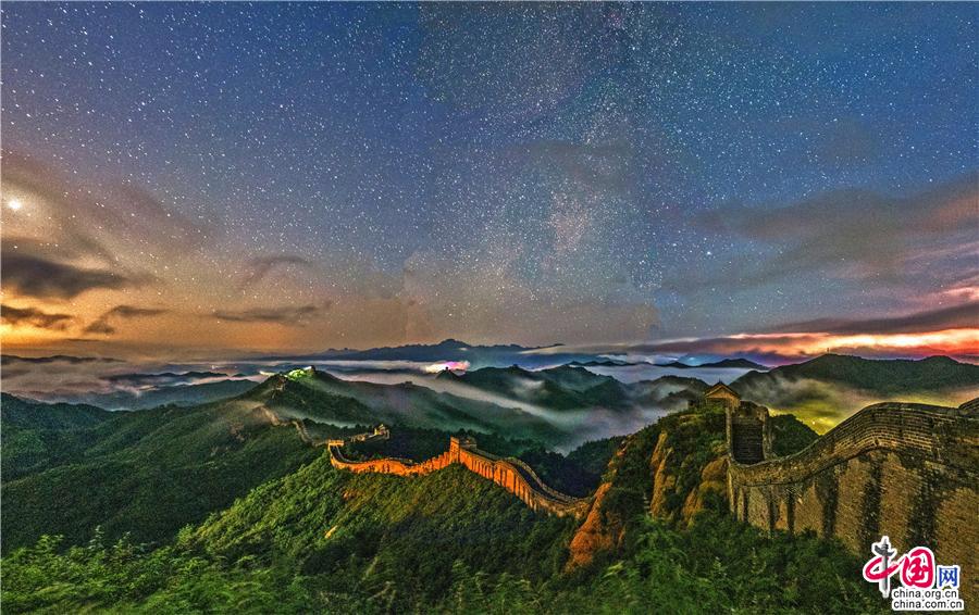 金山岭长城 :中秋赏月游长城看美景(图)